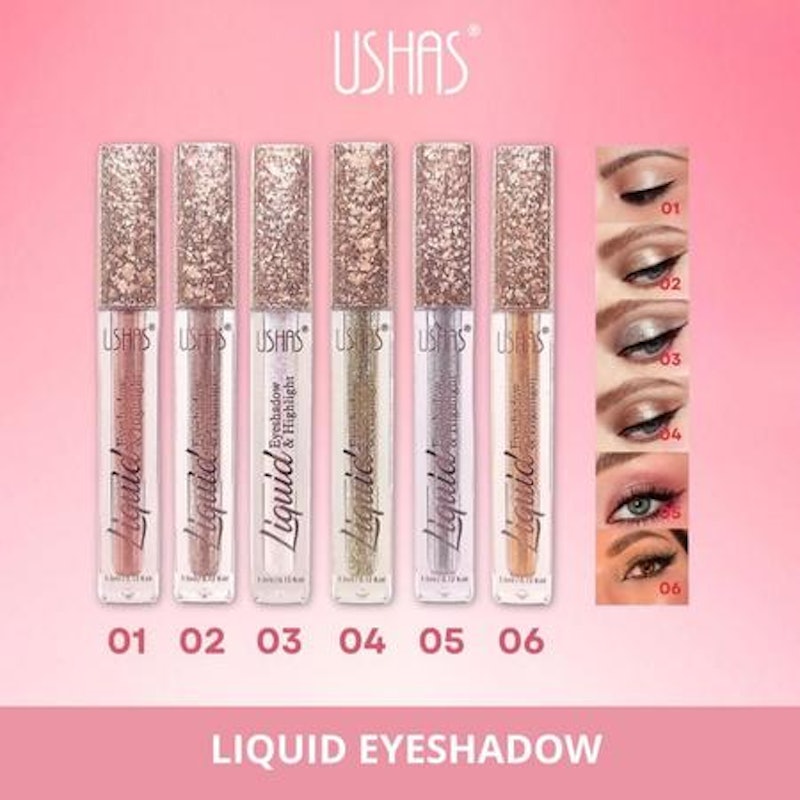 Ushas Liquid Eyeshadow 04 Champagne 3