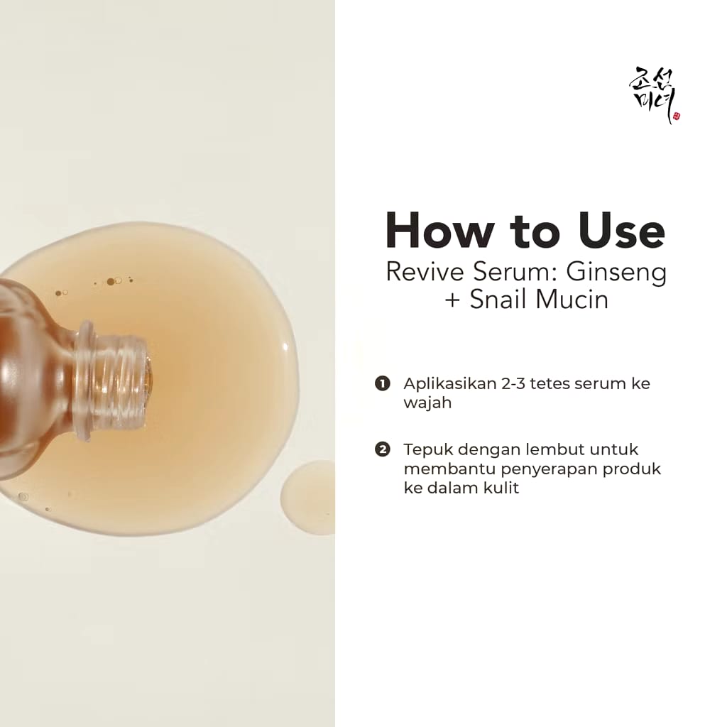 Goodai Global Beauty of Joseon Revive Serum: Ginseng + Snail Mucin 