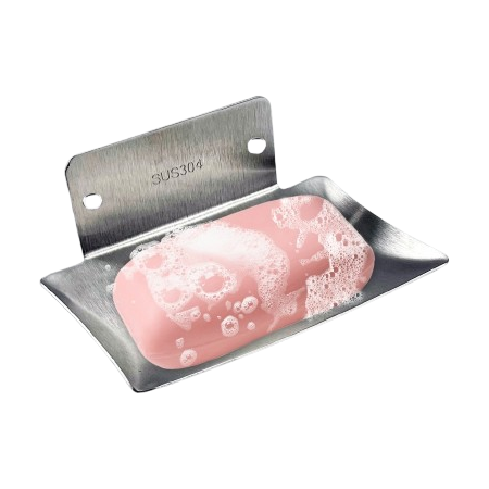 Flusso Tempat Sabun Mandi Dinding Kotak Sabun Bahan Stainless Include Sekrup & Baut 1