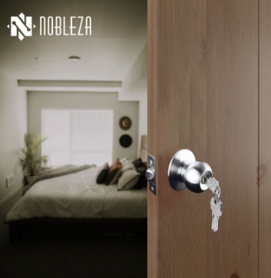 Cahaya Bangunan Baru NOBLEZA Kunci Bulat Stainless NKB-587 SS