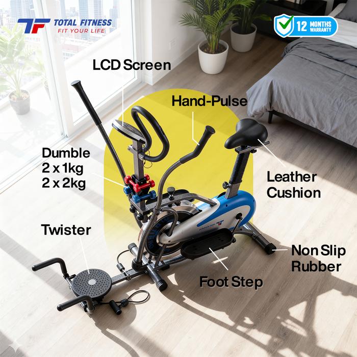 Total Fitness Bike Orbitrack Elliptical Crosstrainer 4