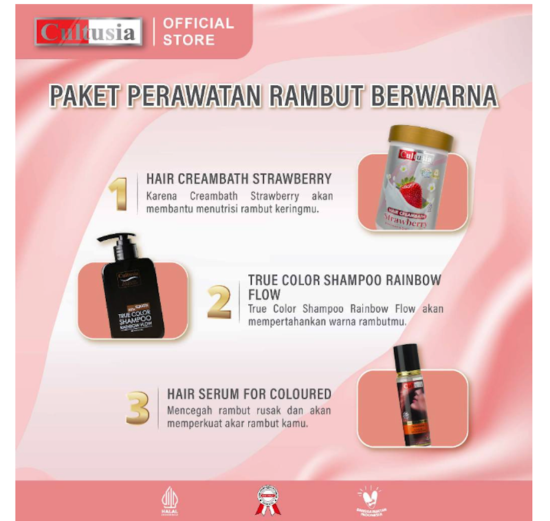 Cultusia Hair Creambath Strawberry 4