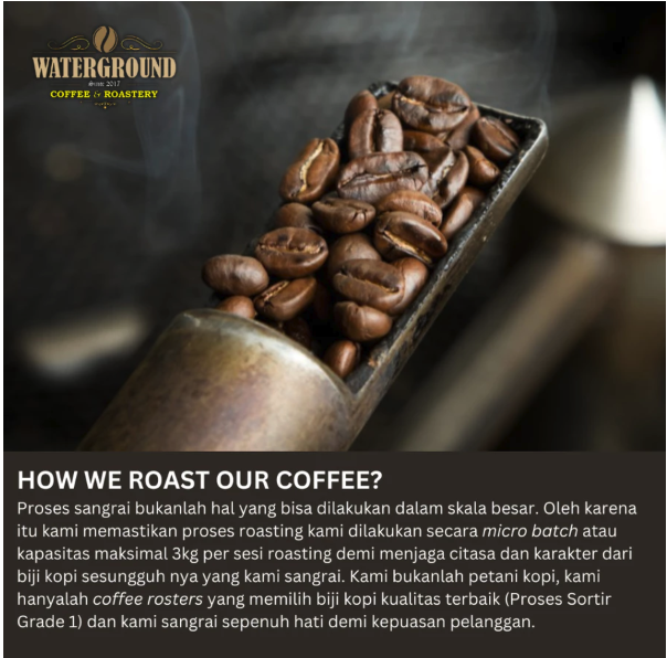 Waterground Coffee & Roastery Waterground Coffee Robusta Bali Kintamani 