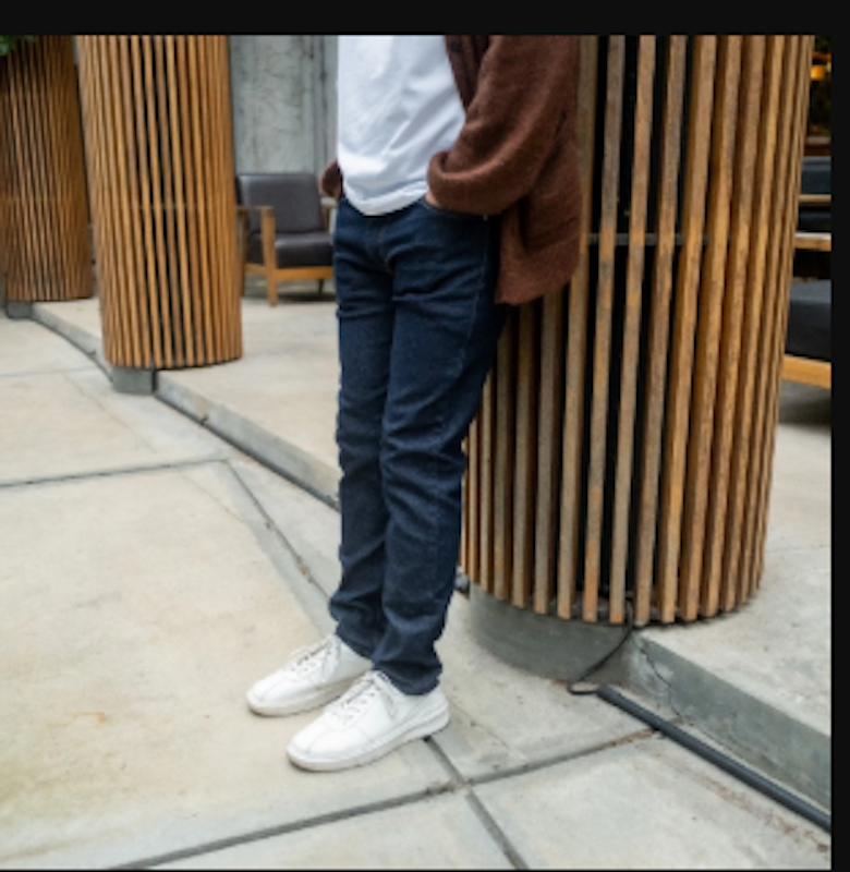 BAPIN Celana Jeans Pria Skinny Navy 4