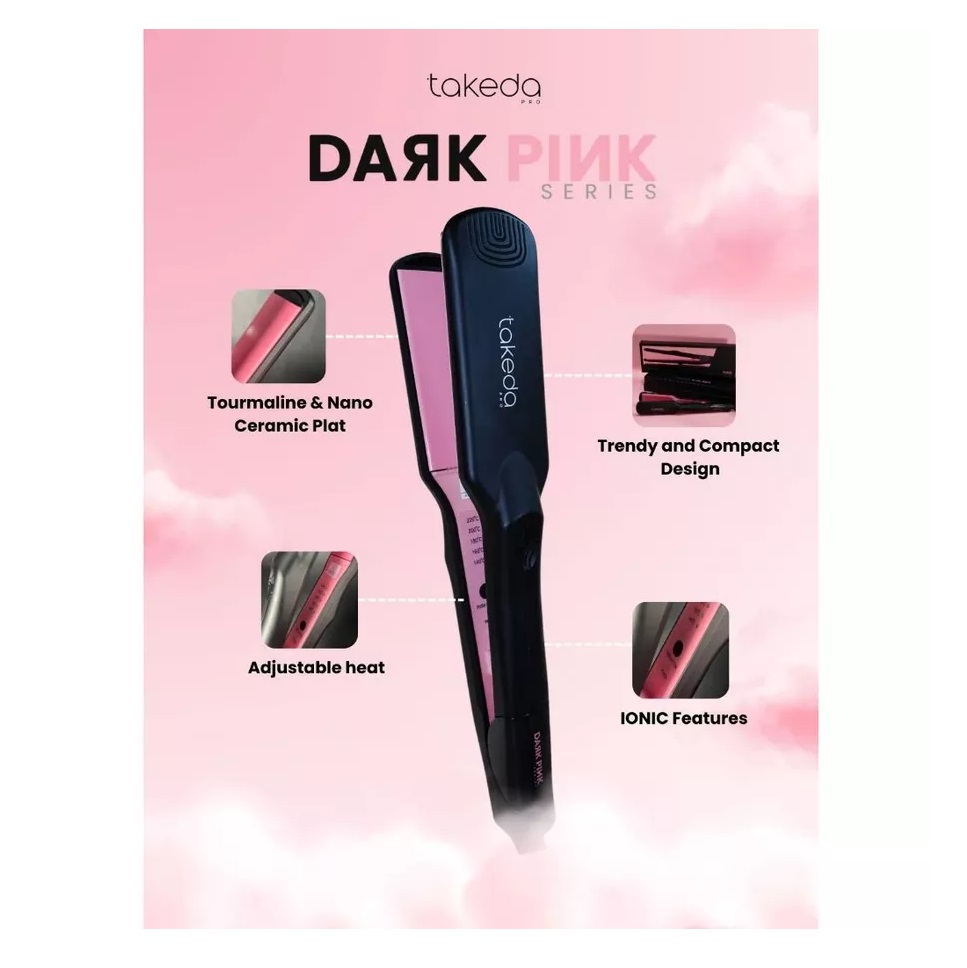  TakedaPro Dark Pink Crimper  TKD-128B