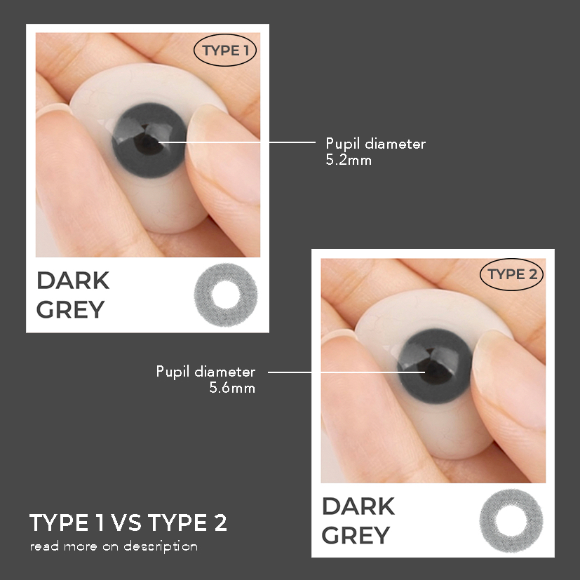 Dark Grey Softlens Biomoist®  5