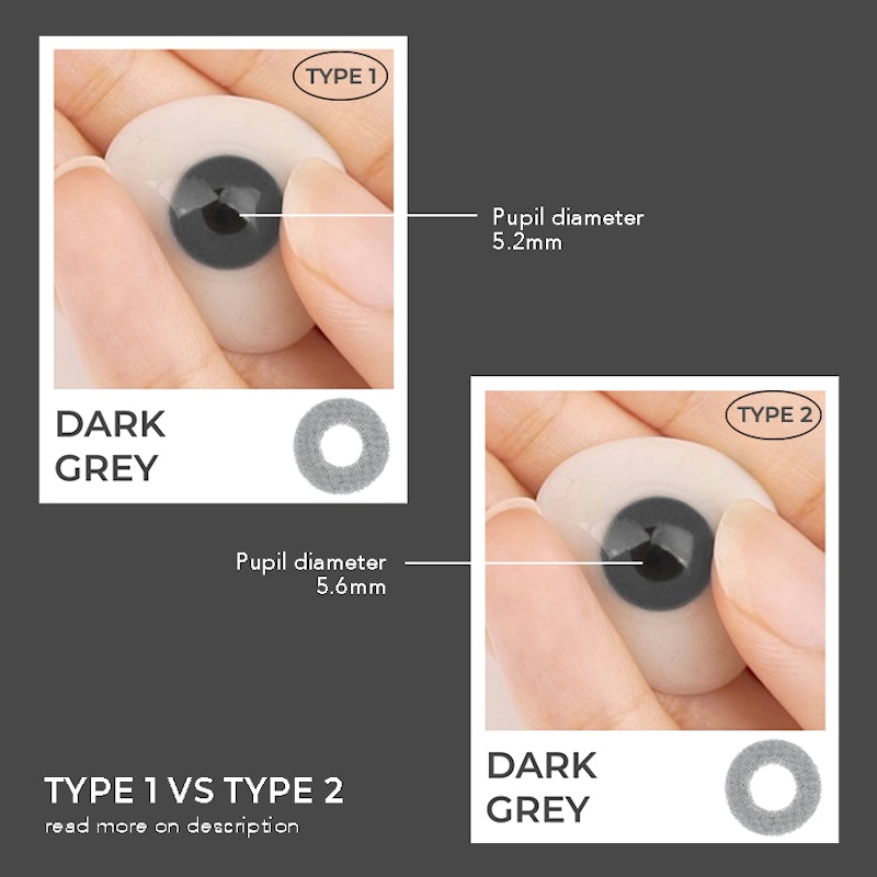 Dark Grey Softlens Biomoist® 5