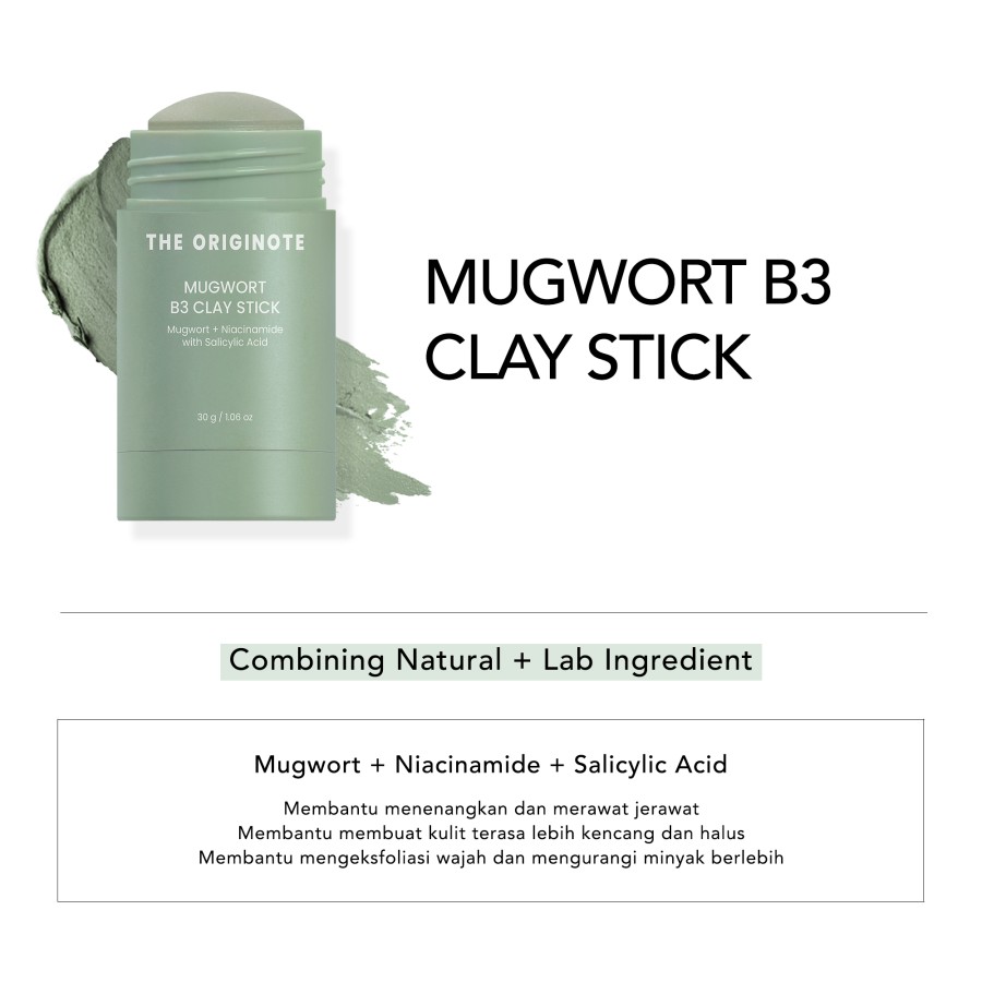 The Originote  The Originote Mugwort B3 Clay Stick Mask