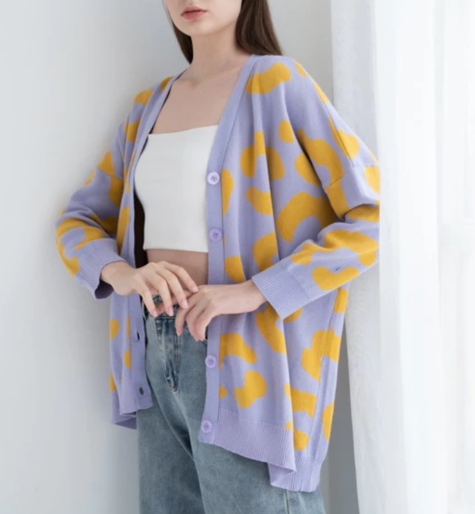 Alln Knitwear Alln Knitwear Zalova Cardigan Rajut Oversize