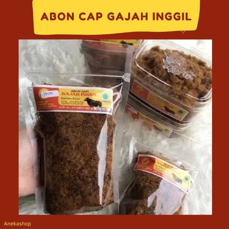  Gajah Inggil Abon Sapi Pedas