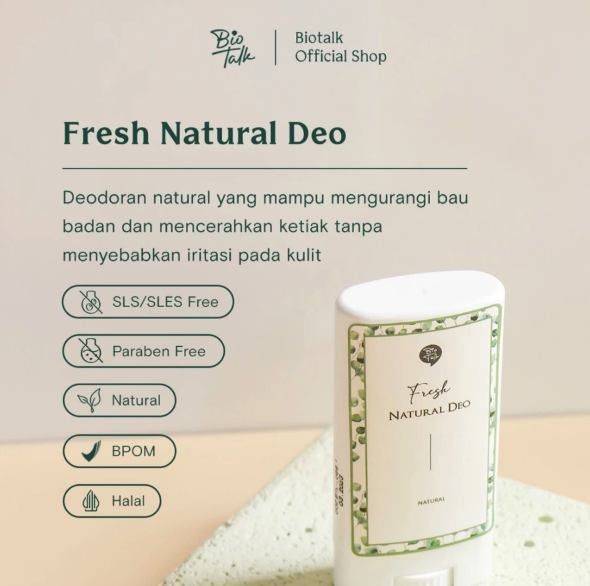 Bionatura Berkat Abadi BioTalk Fresh Natural Deo