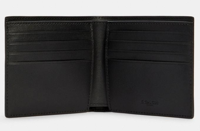 Double Billfold Wallet With 80'S New York Graphic C3412