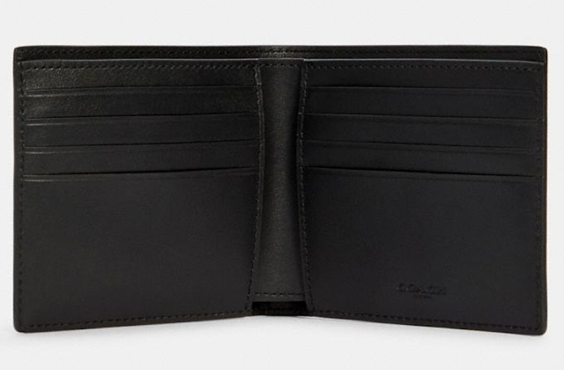Double Billfold Wallet With 80'S New York Graphic 2