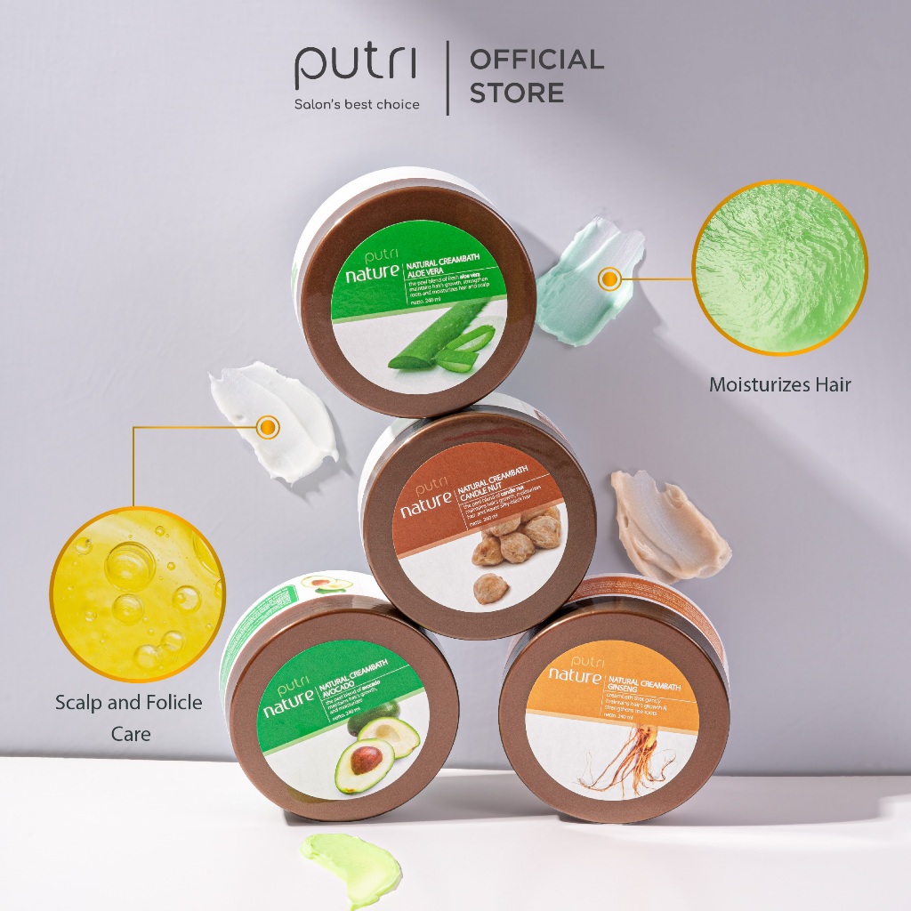 Putri Natural Creambath Avocado 5