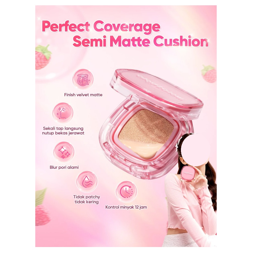 Shanghai Ayara Cosmetics Glad2Glow Perfect Cover Cushion (02 Praline)