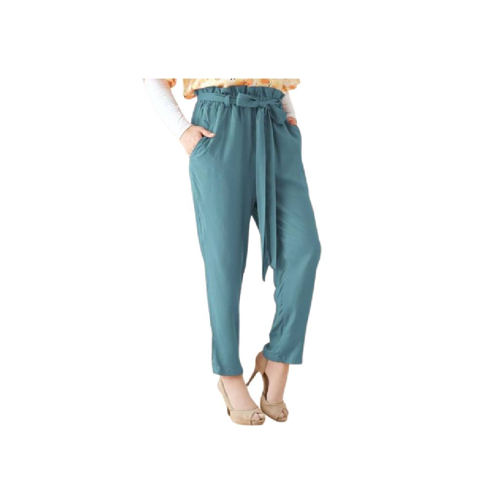 Melika Highwaist Paperbag Pants Caspia