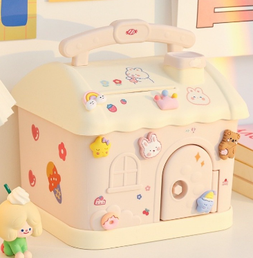  Celengan Koin Bentuk Rumah Kartun