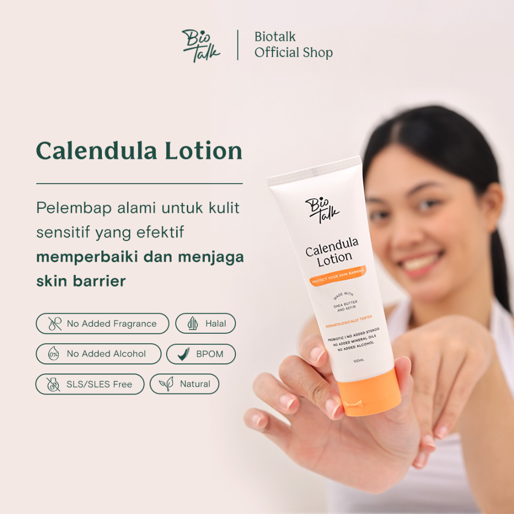 Bionatura Berkat Abadi BioTalk Calendula Lotion For Eczema and Dry Skin