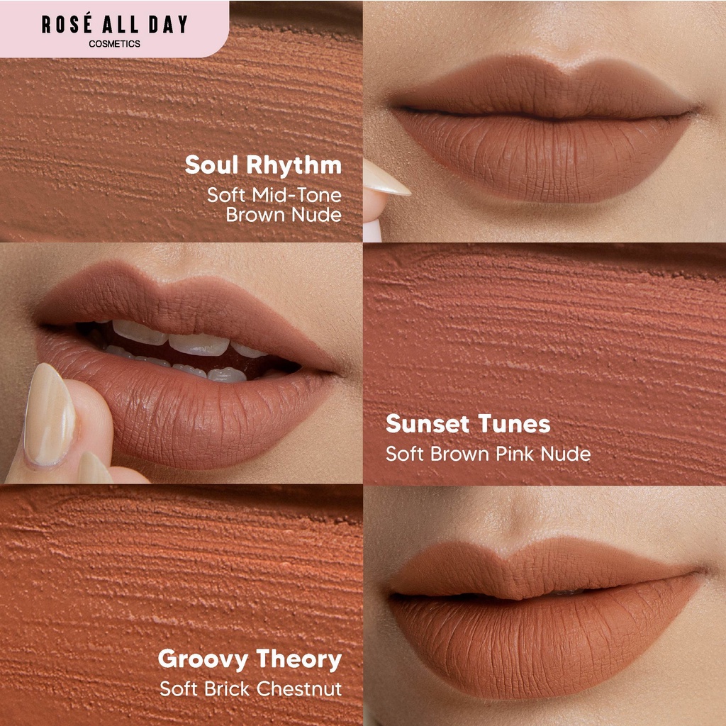Rosé All Day Lip Mousse Records Soul Rhythm 4