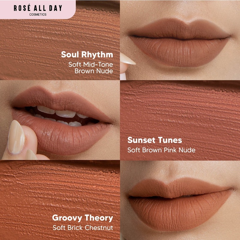 Rosé All Day Lip Mousse Records Soul Rhythm 4