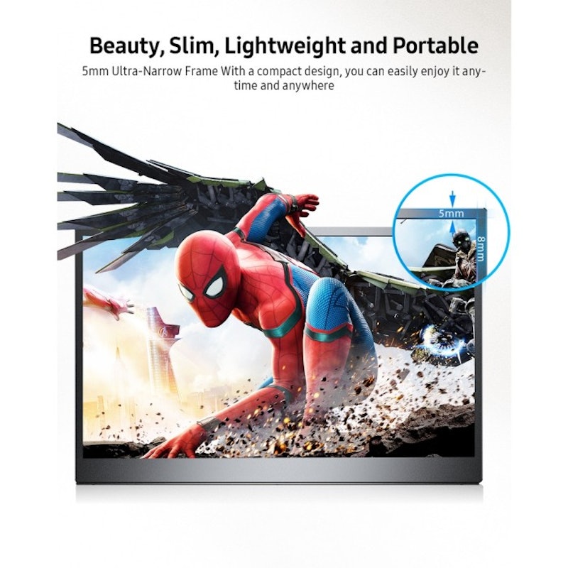 UPERFECT Portable Monitor 15.6" LCD Touchscreen 3