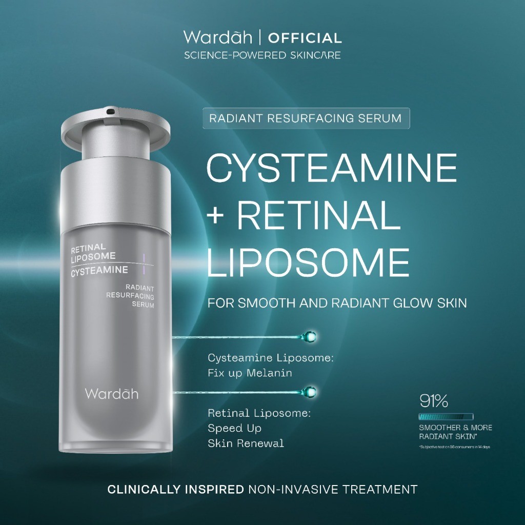 Paragon Technology and Innovation Wardah Radiant Resurfacing Retinal Cysteamine Serum