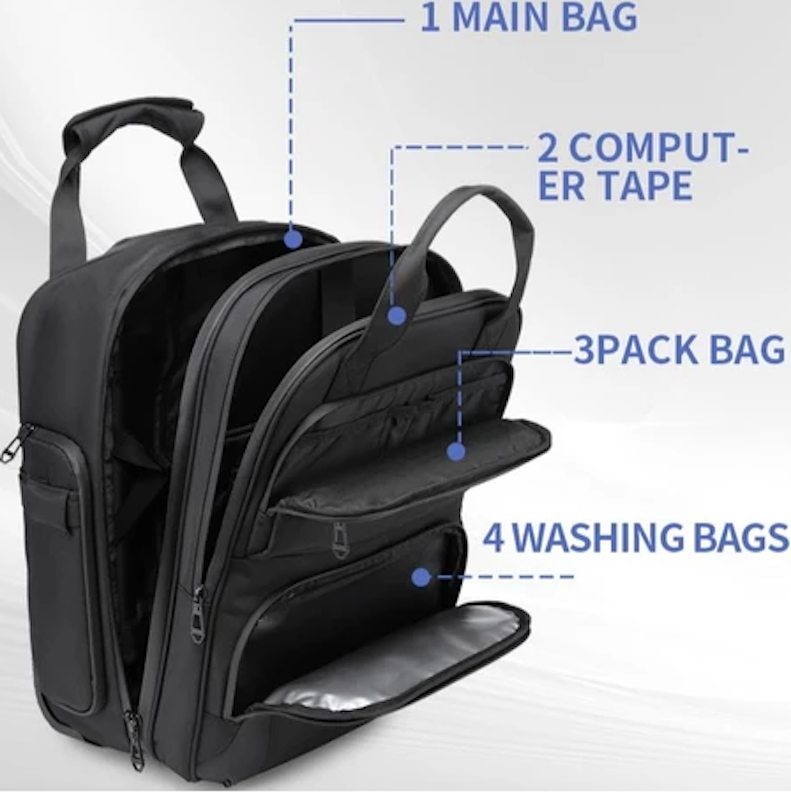 Ozuko Tas Koper Trolley Bag 5