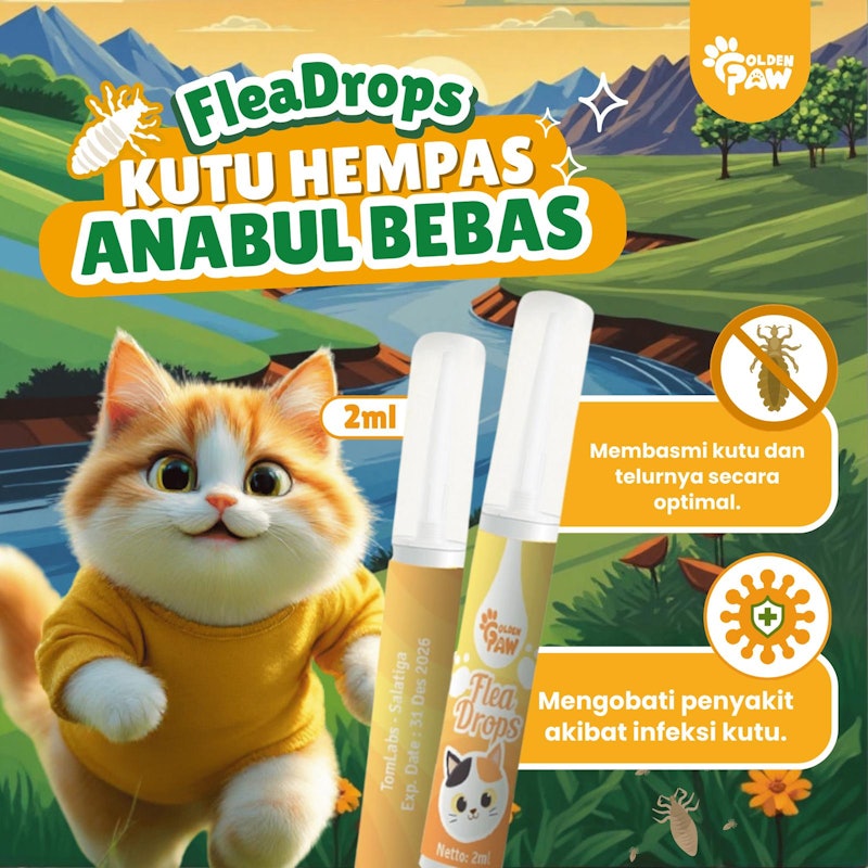 Golden Paw Flea Drops 2