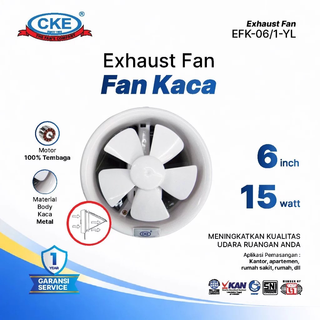 CKE Exhaust Kaca 5