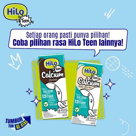 HiLo Teen Calcium Coffee Tiramisu 200 ml (4 pcs)