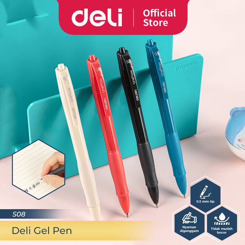 Deli Pulpen Gel Retractable 5