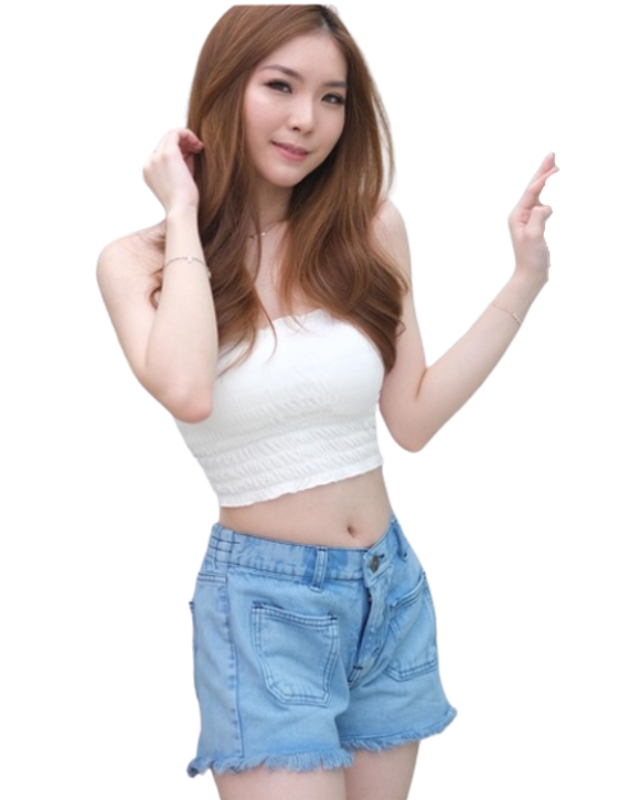 TroubleMaker Hotpant Jeans Blue 1