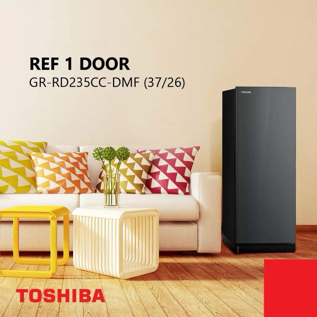 Toshiba Lifestyle Indonesia Toshiba Kulkas 1 Pintu GR-RD196CC-DMF