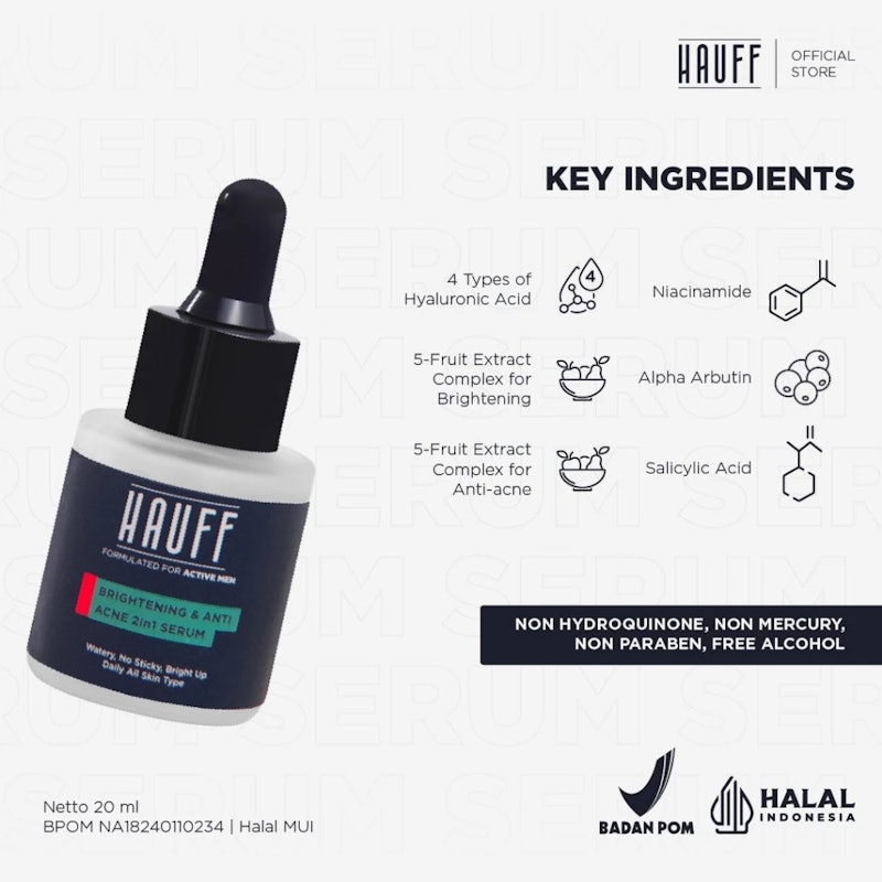 HAUFF Brightening & Anti-Acne 2in1 Serum 3