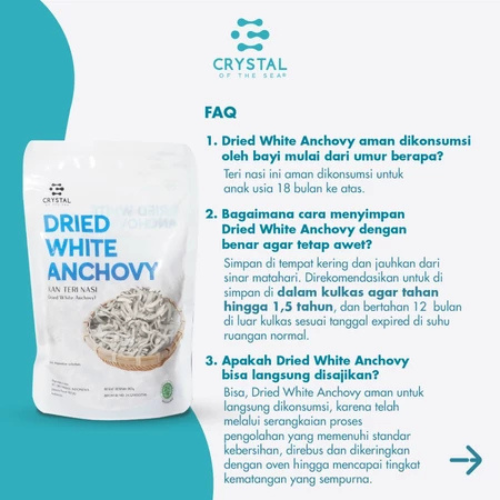 Urchindize Indonesia Crystal of the Sea Dried White Anchovy