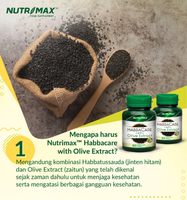 Suryaprana Nutrisindo Nutrimax Habbacare With Olive Extract