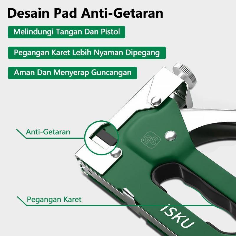 Isku Teknologi Indonesia ISKU 3 In 1 Tacker Stapler