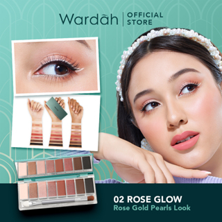Paragon Technology and Innovation Wardah Exclusive Eyeshadow Palette Rose Glow