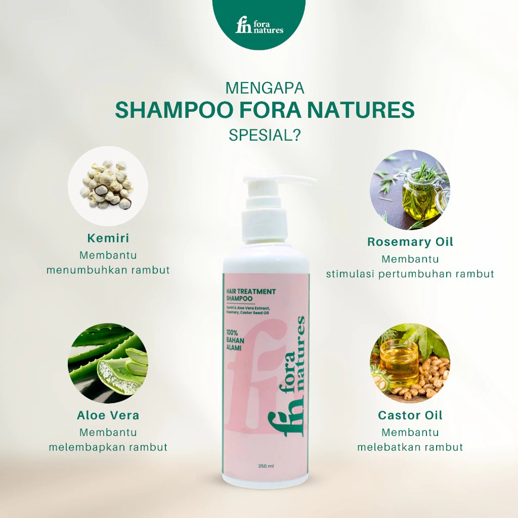 Hadikusumo Bros Coy Fora Natures Hair Treatment Shampoo