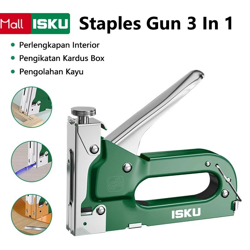 Isku Teknologi Indonesia ISKU 3 In 1 Tacker Stapler