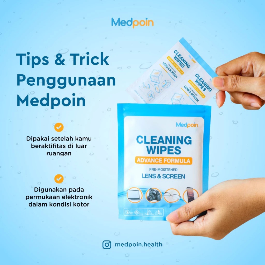 Medpoin Medpoin Cleaning Wipes Pre-Moistened Lens & Screen