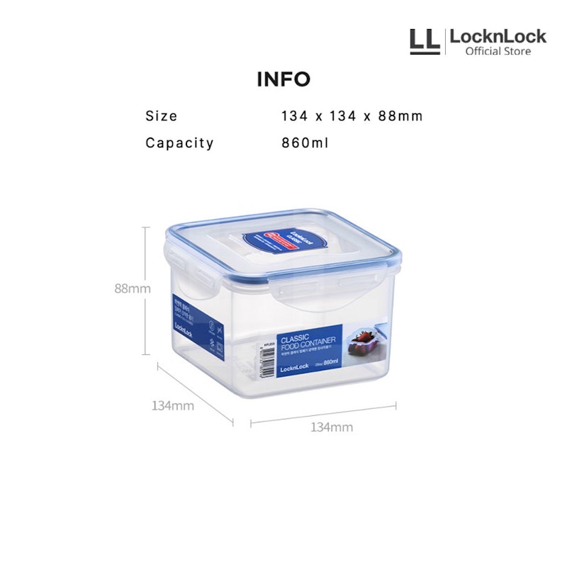 LocknLock Classic Gift Set Kotak Makan Isi 5 pcs 5