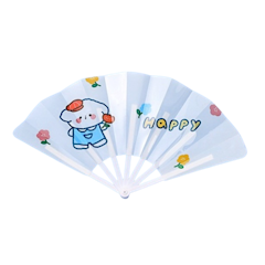 Kipas Tangan Lipat / Folding Fan Kartun Lucu