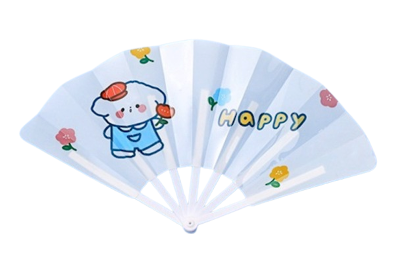 Kipas Tangan Lipat / Folding Fan Kartun Lucu 1