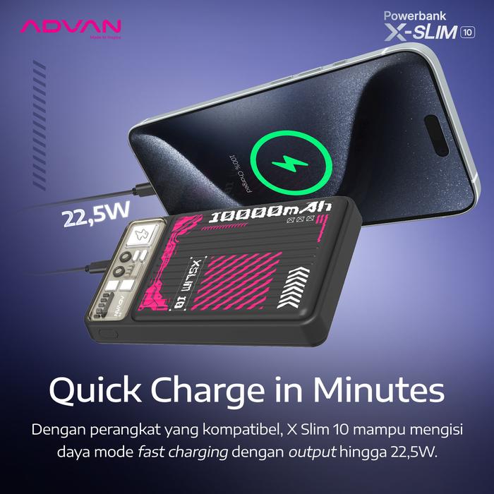 ADVAN Wireless Powerbank X-Slim 10 2