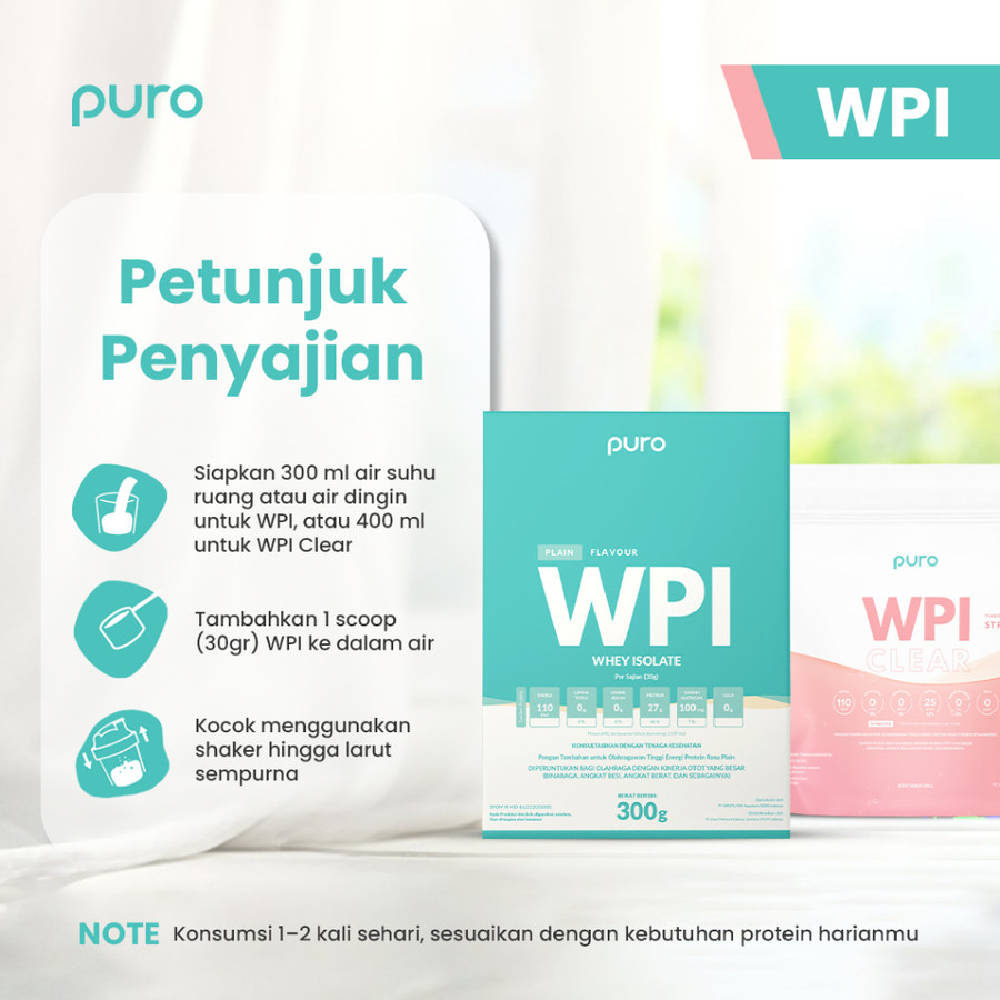 Beyond Nutrisi Puro ISOPRO WPI Whey Isolate Plain