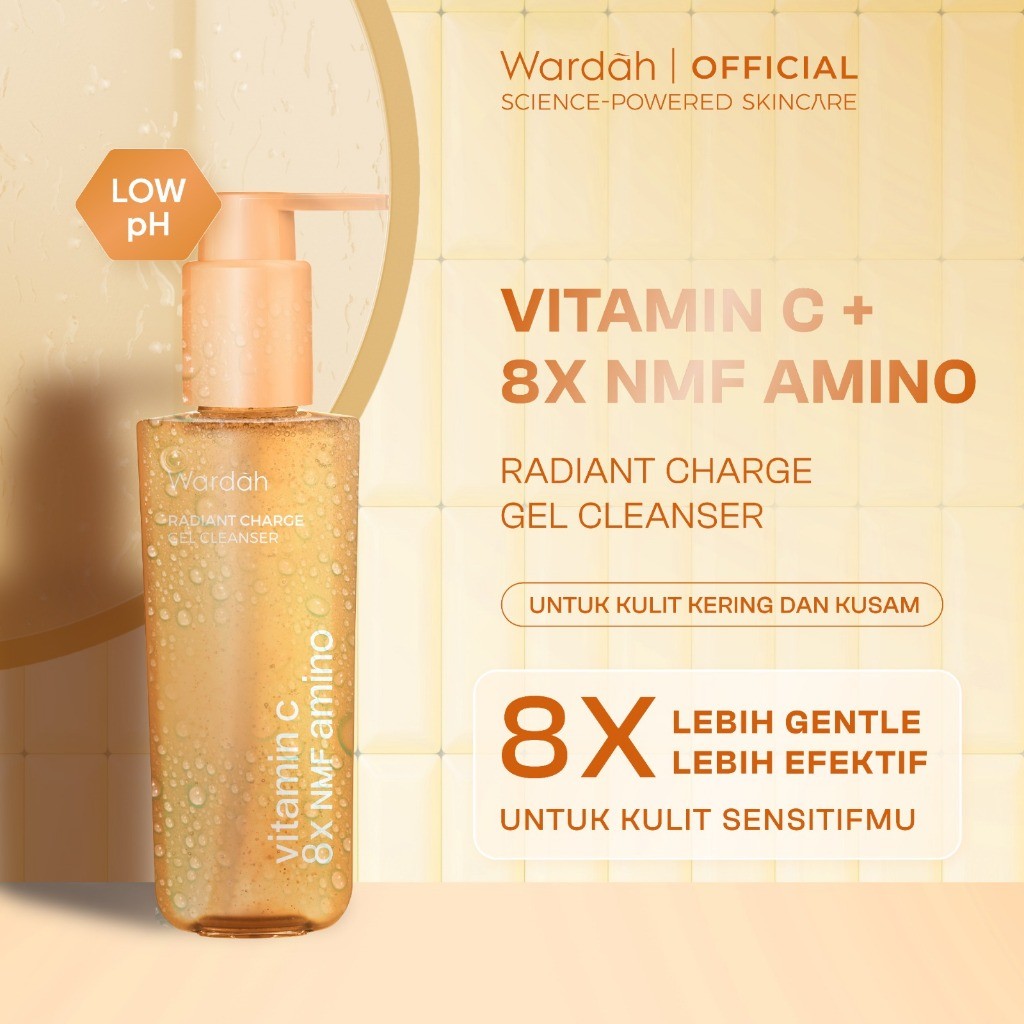Radiant Charge Gel Cleanser Vitamin C + 8X NMF Amino 5