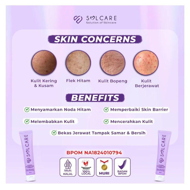 Solcare Collagen Ultra Moist Cream + Probiotic 4