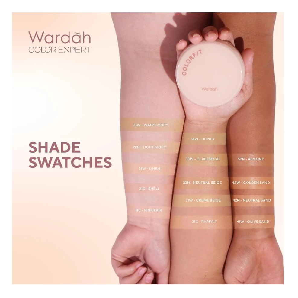 Paragon Technology and Innovation Wardah Colorfit Perfect Glow Cushion 23W Warm Ivory