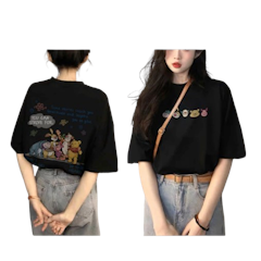 Forteid T-Shirt Washed Oversize Tigger And His Hood Friend